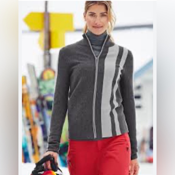 Athleta CAT TRACK CARDIGAN Gray size Small - Picture 2 of 12